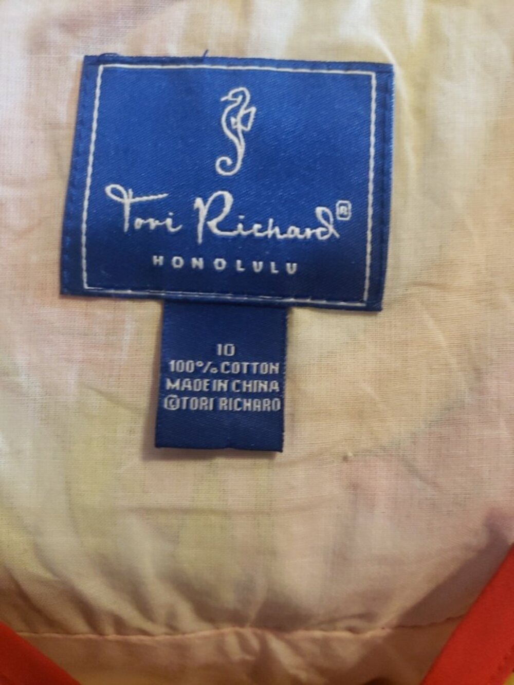 Tori Richard Honolulu Dress Jacket Set Womens 10 Dress 12 Jacket Tropical Cotton - Picture 14 of 15